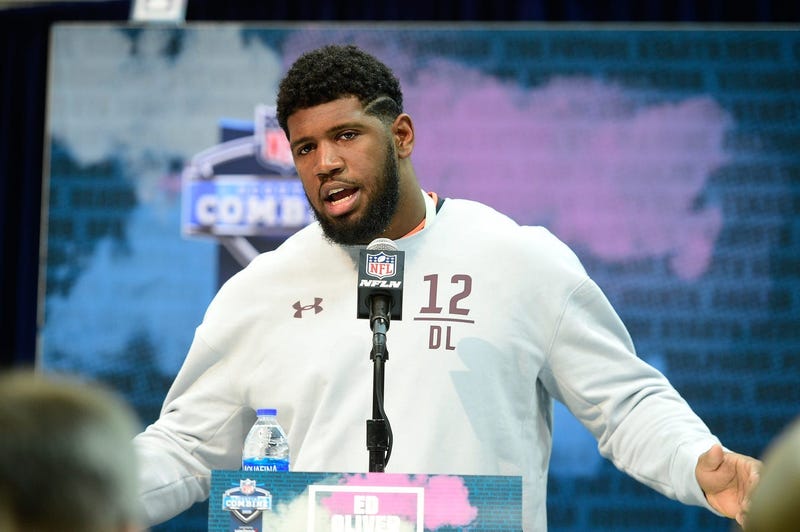 Houston defensive lineman Ed Oliver