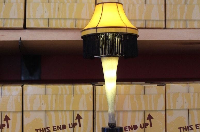 A Christmas Story, Leg Lamp, Christmas Story Gift Shop
