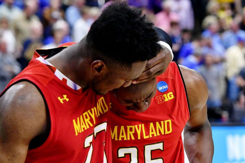Did LSU get away with a travel to beat Maryland in March Madness?