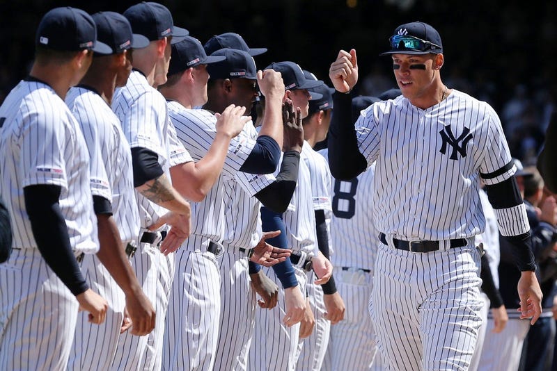 Aaron Judge and Yankees on opening day 2019