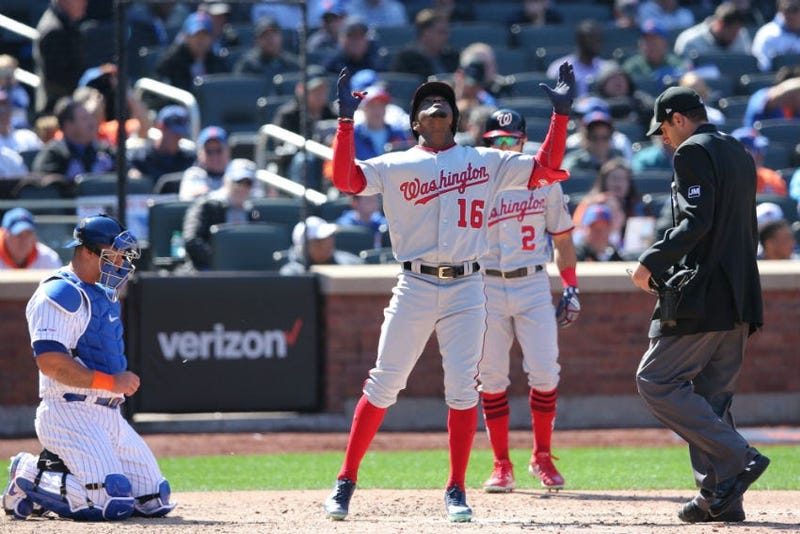 Young Nationals center fielder Victor Robles had an opening week of highs and lows.