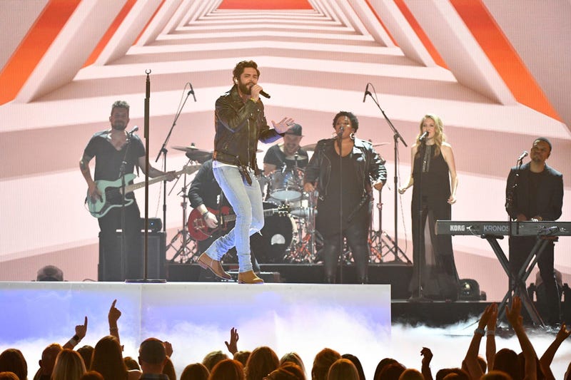 Thomas Rhett performs during the 2019 ACM Awards.