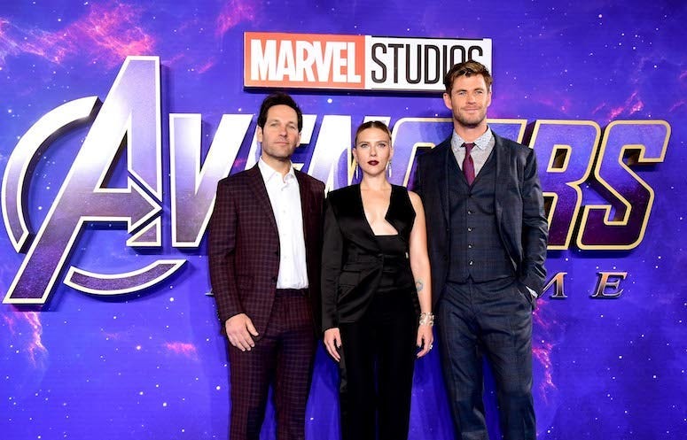 Avengers: Endgame, Red Carpet, London Premiere, Paul Rudd, Scarlett Johansson, Chris Hemsworth