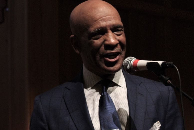 Drew Pearson, Speaking, Microphone, 2019