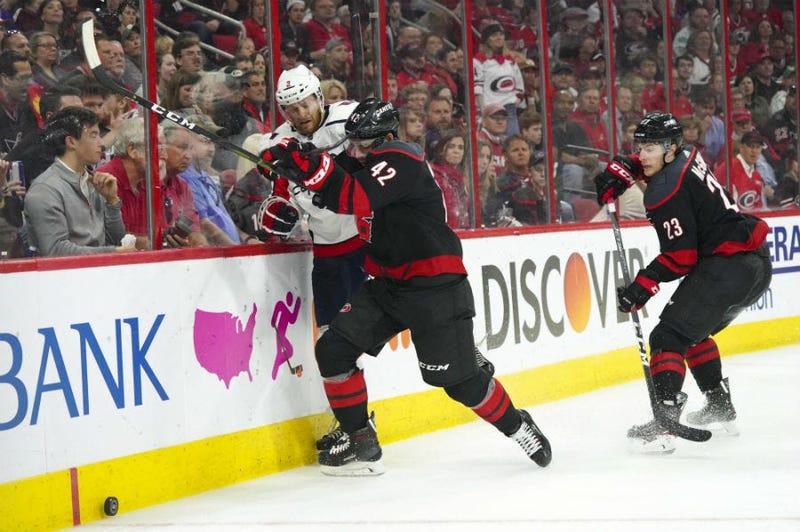 Washington Capitals were out-played, worked-over by Carolina Hurricanes.