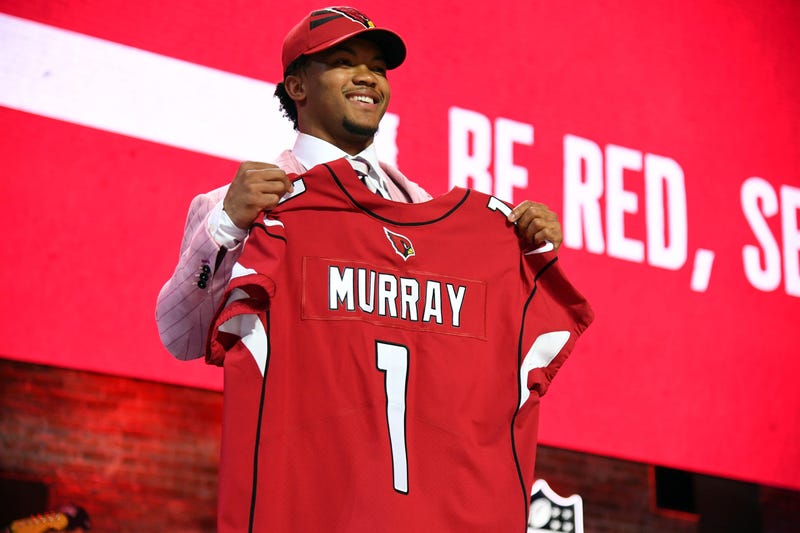Apr 25, 2019; Nashville, TN, USA; Kyler Murray (Oklahoma) is selected as the number one overall pick to the Arizona Cardinals in the first round of the 2019 NFL Draft in Downtown Nashville.