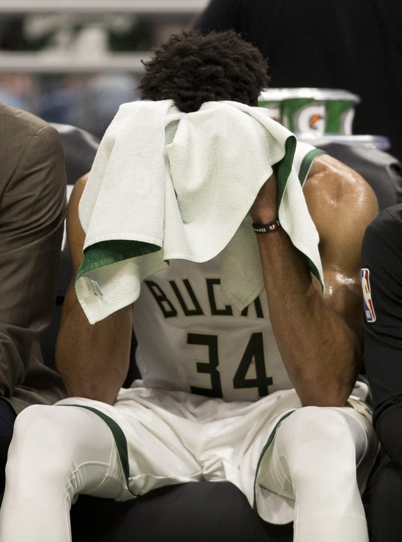 Milwaukee Bucks forward Giannis Antetokounmpo