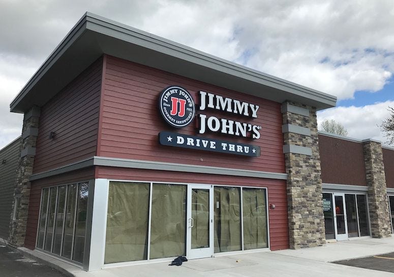 Jimmy John's, Restaurant, Exterior, Cloudy, 2019