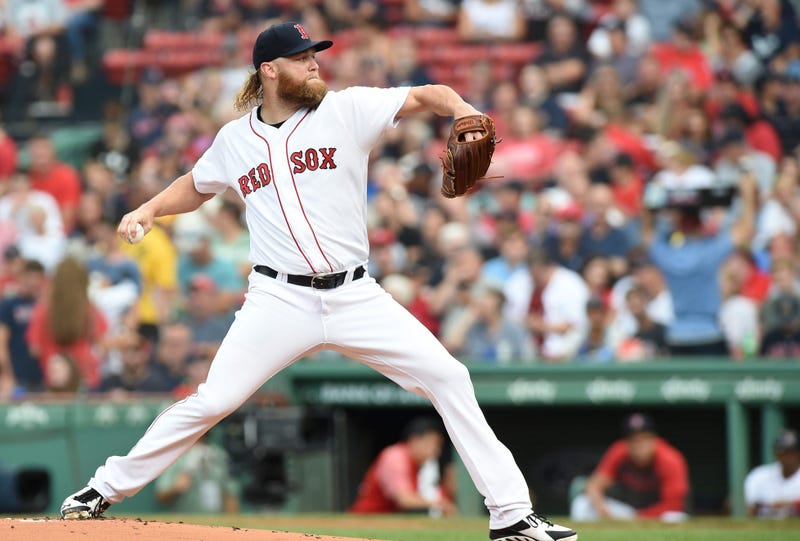 Red Sox pitcher Andrew Cashner