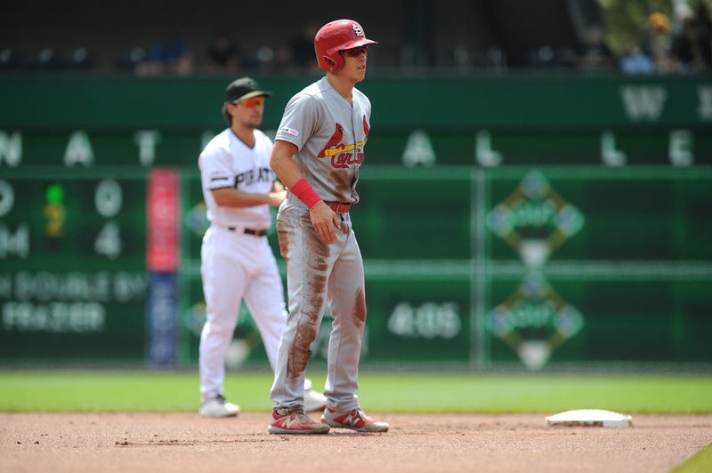 Tommy Edman on 2nd vs. Pirates 