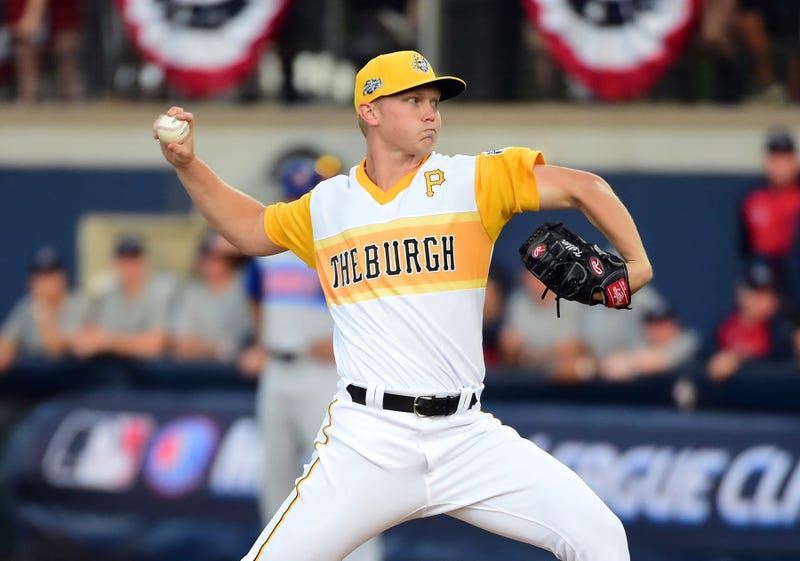 Pirates Mitch Keller in odd uniform