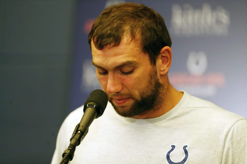 Indianapolis Colts quarterback Andrew Luck announces his retirement