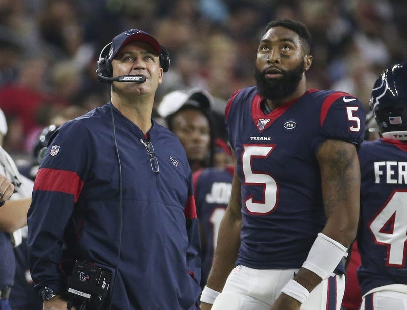 Houston Texans head coach Bill O'Brien and quarterback Joe Webb