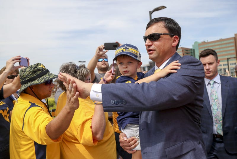 Neal Brown on sidelines