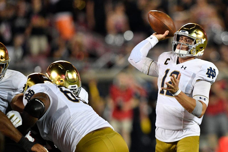 Notre Dame QB Ian Book