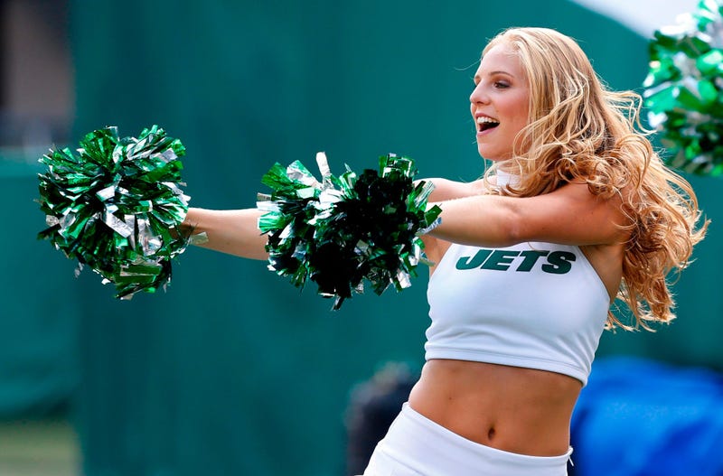 Sep 8, 2019; East Rutherford, NJ, USA; New York Jets cheerleaders during the second quarter at MetLife Stadium. Mandatory Credit: Noah K. Murray-USA TODAY Sports