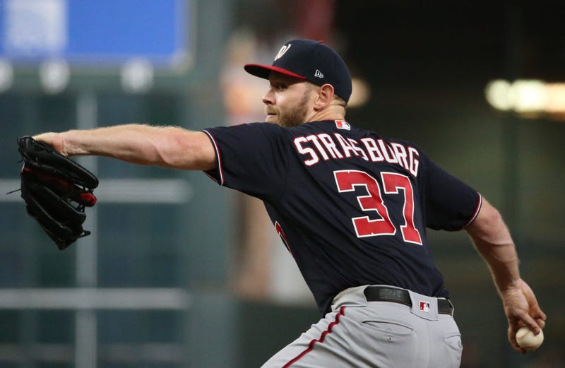 Washington Nationals pitcher Stephen Strasburg