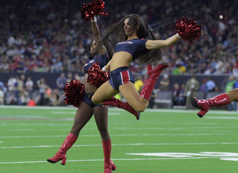 Nov 21, 2019; Houston, TX, USA; Houston Texans cheerleaders perform during the game against the Indianapolis Colts at NRG Stadium. The Texans defeated the Colts 20-17. Mandatory Credit: Kirby Lee-USA TODAY Sports