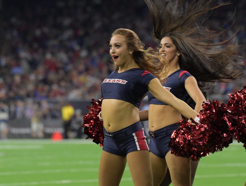 Nov 21, 2019; Houston, TX, USA; Houston Texans cheerleaders perform during the game against the Indianapolis Colts at NRG Stadium. The Texans defeated the Colts 20-17. Mandatory Credit: Kirby Lee-USA TODAY Sports