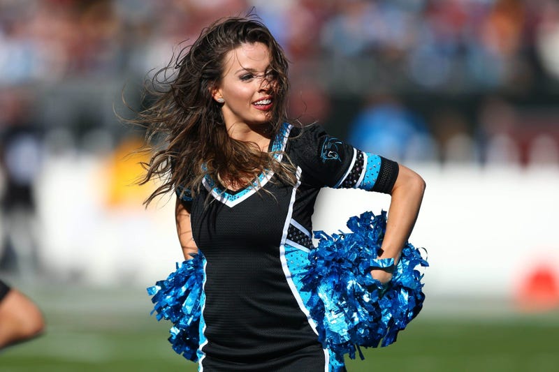 Dec 1, 2019; Charlotte, NC, USA; The Carolina Panthers cheerleaders perform during the second quarter against the Washington Redskins at Bank of America Stadium. Mandatory Credit: Jeremy Brevard-USA TODAY Sports