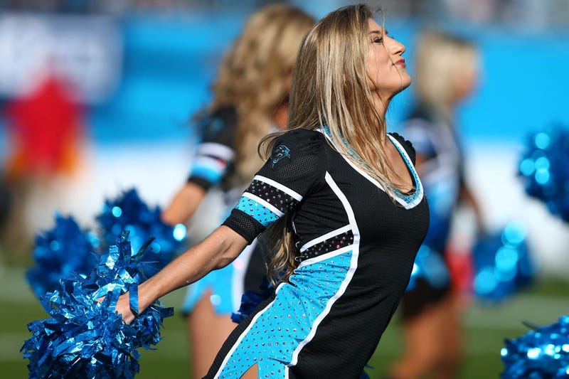 Dec 1, 2019; Charlotte, NC, USA; The Carolina Panthers cheerleaders perform during the second quarter against the Washington Redskins at Bank of America Stadium. Mandatory Credit: Jeremy Brevard-USA TODAY Sports