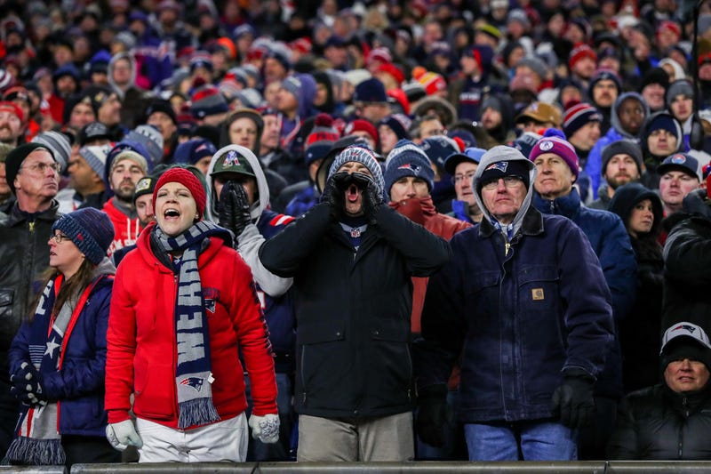 New England Patriots Fans Booing