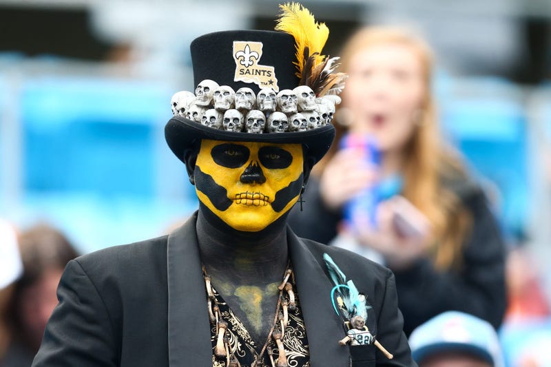 Saints fans in Carolina