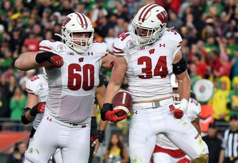 Mason Stokke, Logan Bruss, Wisconsin Badgers