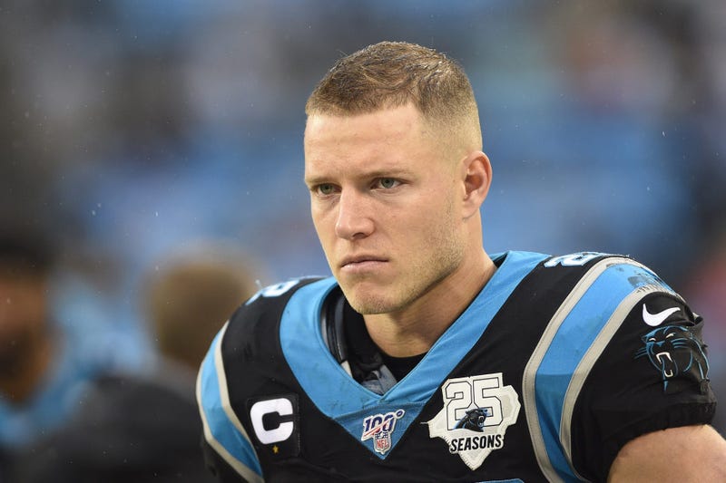 Carolina Panthers running back Christian McCaffrey