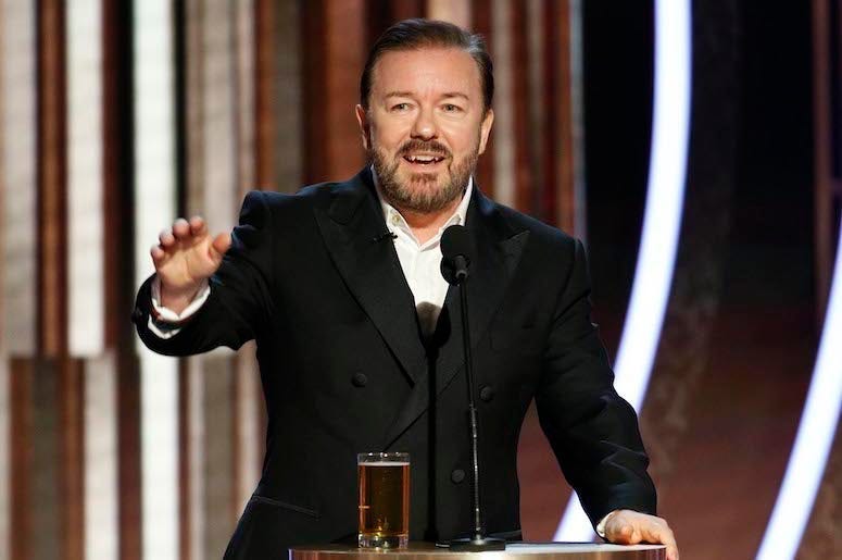 Ricky Gervais, Monologue, Golden Globes, 2020