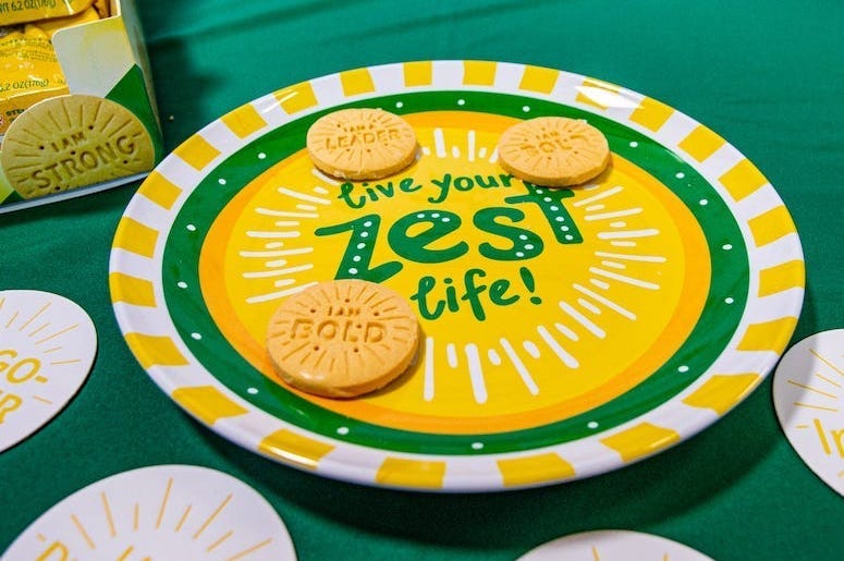 Girl Scout Cookies, Lemon-Ups, Cookies, Girl Scouts, Plate, 2019