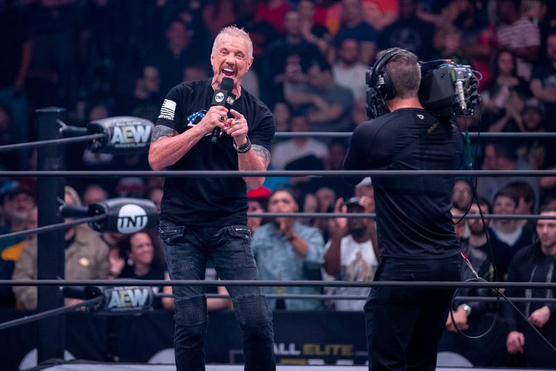 Diamond Dallas Page hypes up the crowd