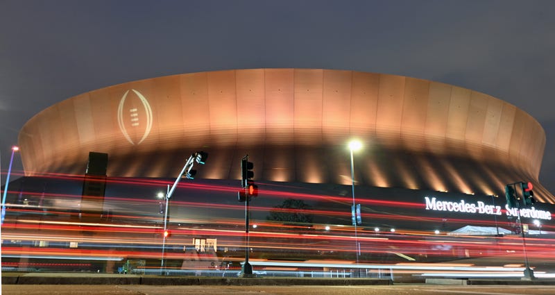 Superdome before the national championship