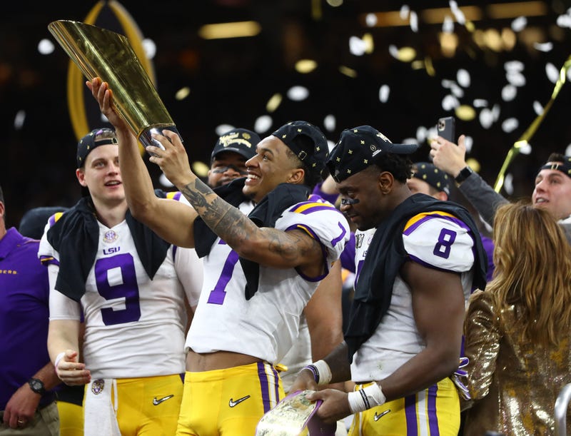 LSU Tigers celebrate