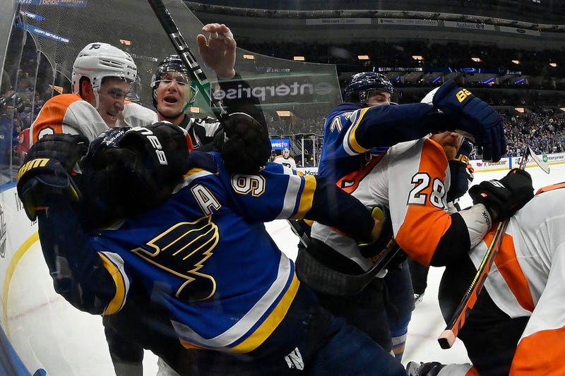 Blues vs. Flyers