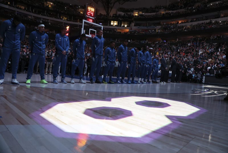 Dallas Mavericks honor the memory of Kobe Bryant