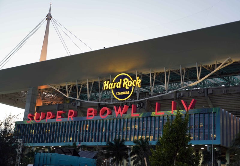Jan 28, 2020; Miami Gardens, Florida, USA; General overall view of Hard Rock Stadium prior to Super Bowl LIV between the San Francisco 49ers and the Kansas City Chiefs. Credit: Kirby Lee-USA TODAY Sports