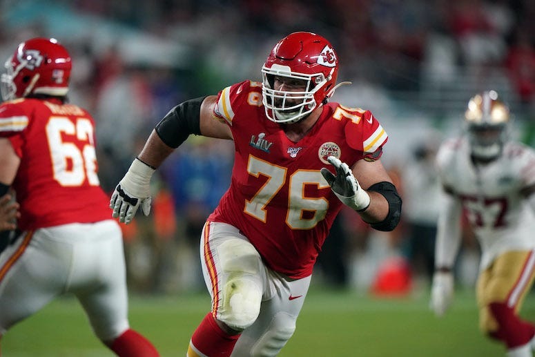 Laurent Duvernay-Tardif, Kansas City Chiefs, Super Bowl, 2020