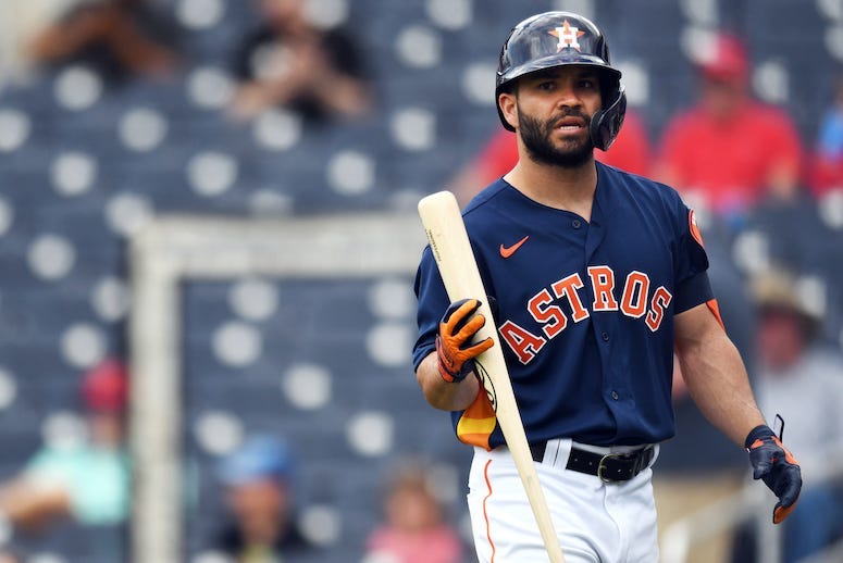 Jose Altuve, Houston Astros, Batting, Spring Training, 2020