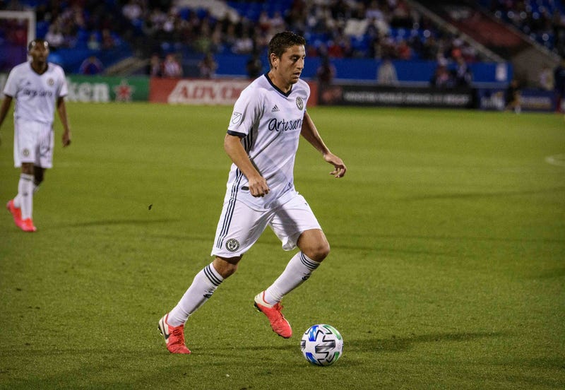 Philadelphia Union midfielder Alejandro Bedoya (11) in action.