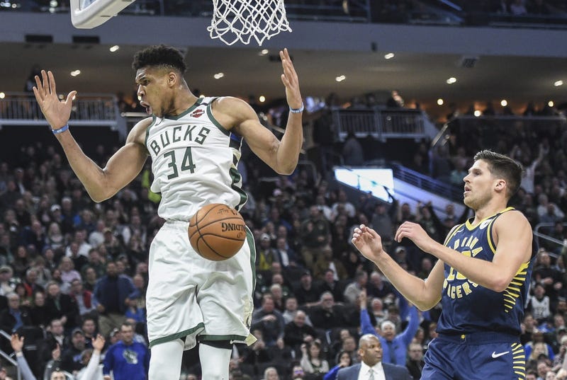 Giannis destroying Dougy McBuckets