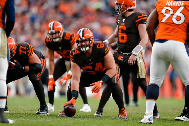 Cleveland Browns center JC Tretter  