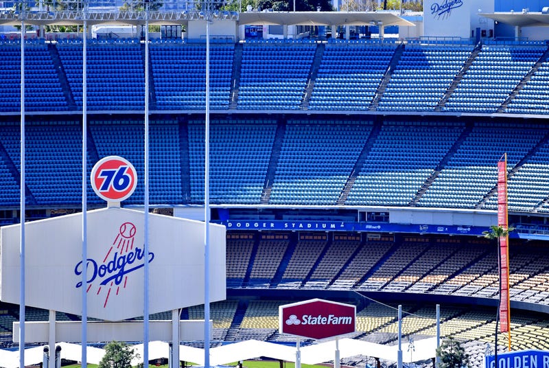 Empty Dodgers Stadium