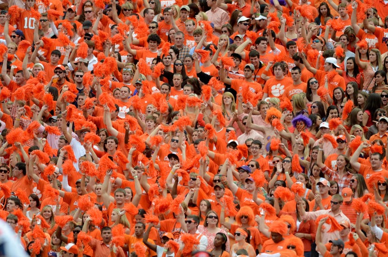 Clemson football crowd