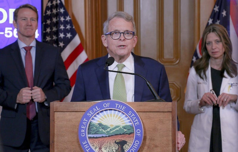 Mike DeWine and Dr. Amy Acton