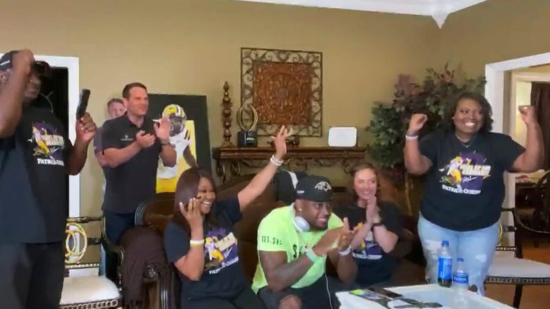 Patrick Queen gets drafted by Ravens in first round of 2020 NFL Draft