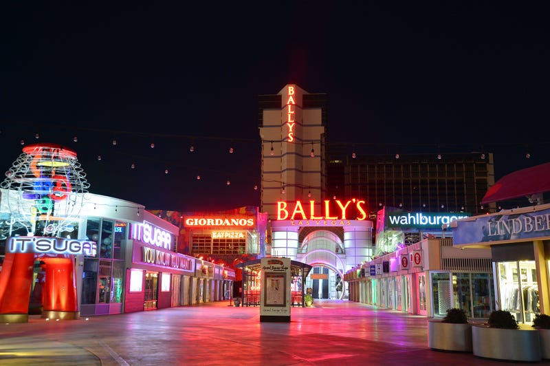 General view of Ballys hotel and casino