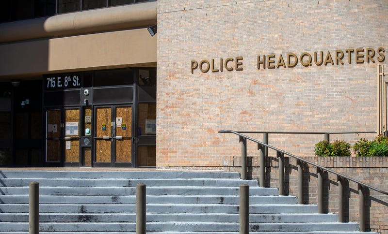 Protests at APD Headquarters in Downtown Austin