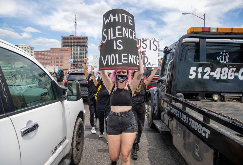 Protests in downtown Austin