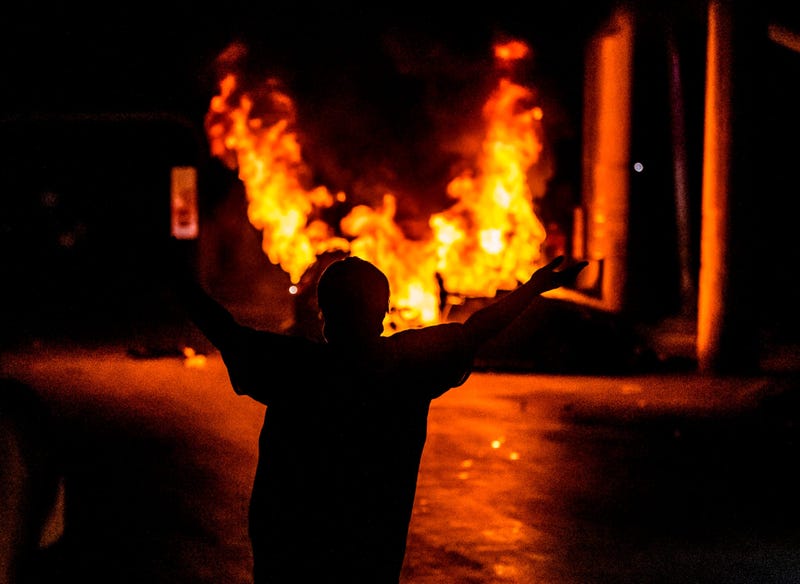 Protests in downtown Austin